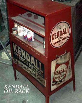 Kendall Oil Rack OIL COMPANY OF THE MONTH: KENDALL - Primarily Petroliana Shop Talk